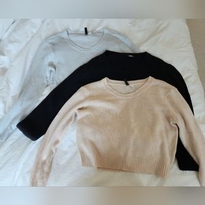 DONATING SOON: Divided Crew Neck Sweater Bundle